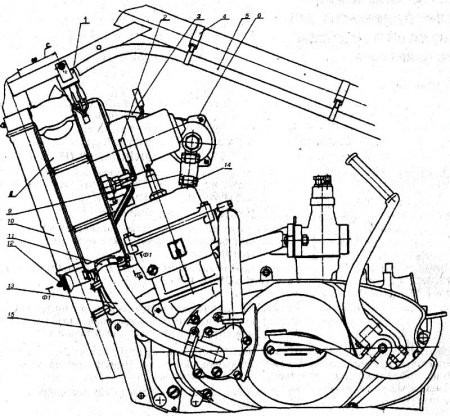 Конструктивные особенности двигателя "Юпитер" с жидкостным