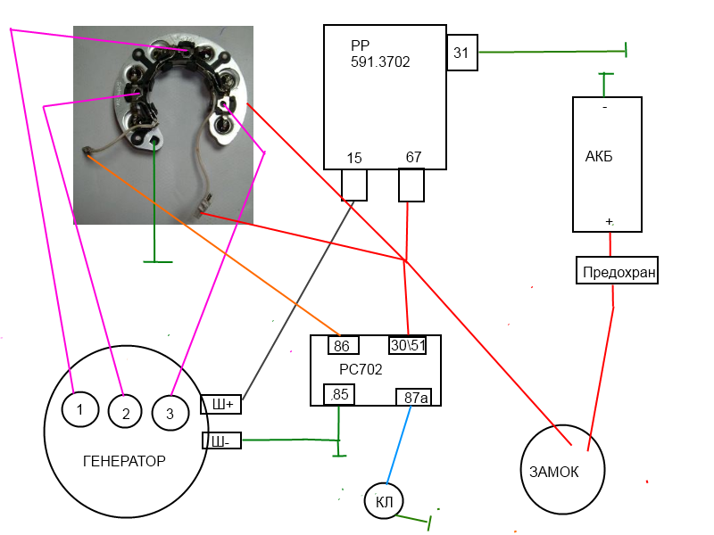 Генератор иж юпитер схема подключения. Реле зарядки ИЖ Планета 5. Реле зарядки ИЖ Юпитер 5. Диодный мост от ВАЗ на ИЖ Планета 5. Диодный мост ВАЗ на ИЖ Юпитер 5 схема подключения.